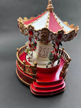 Load image into Gallery viewer, Musical Carousel Christmas Village
