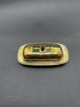 Load image into Gallery viewer, Vintage Gold Butter Dish
