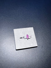 Load image into Gallery viewer, Avon - Sterling Silver Pink Sapphire Ring -
