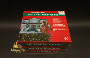 Set of 3 Net Style Christmas Lights