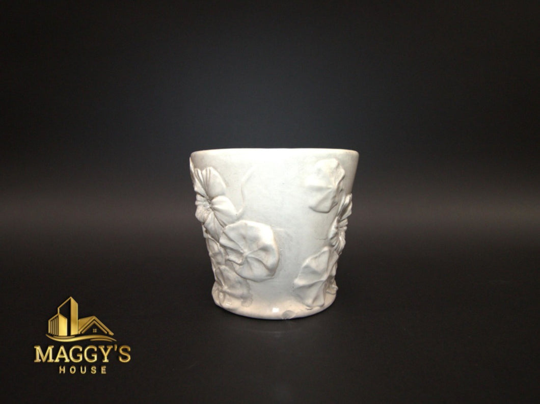 White Ceramic Planter