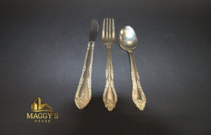 14K Gold Flatware Set