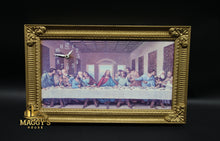 Load image into Gallery viewer, Vintage Last Supper Painting with Clock
