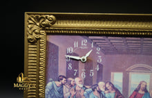 Load image into Gallery viewer, Vintage Last Supper Painting with Clock
